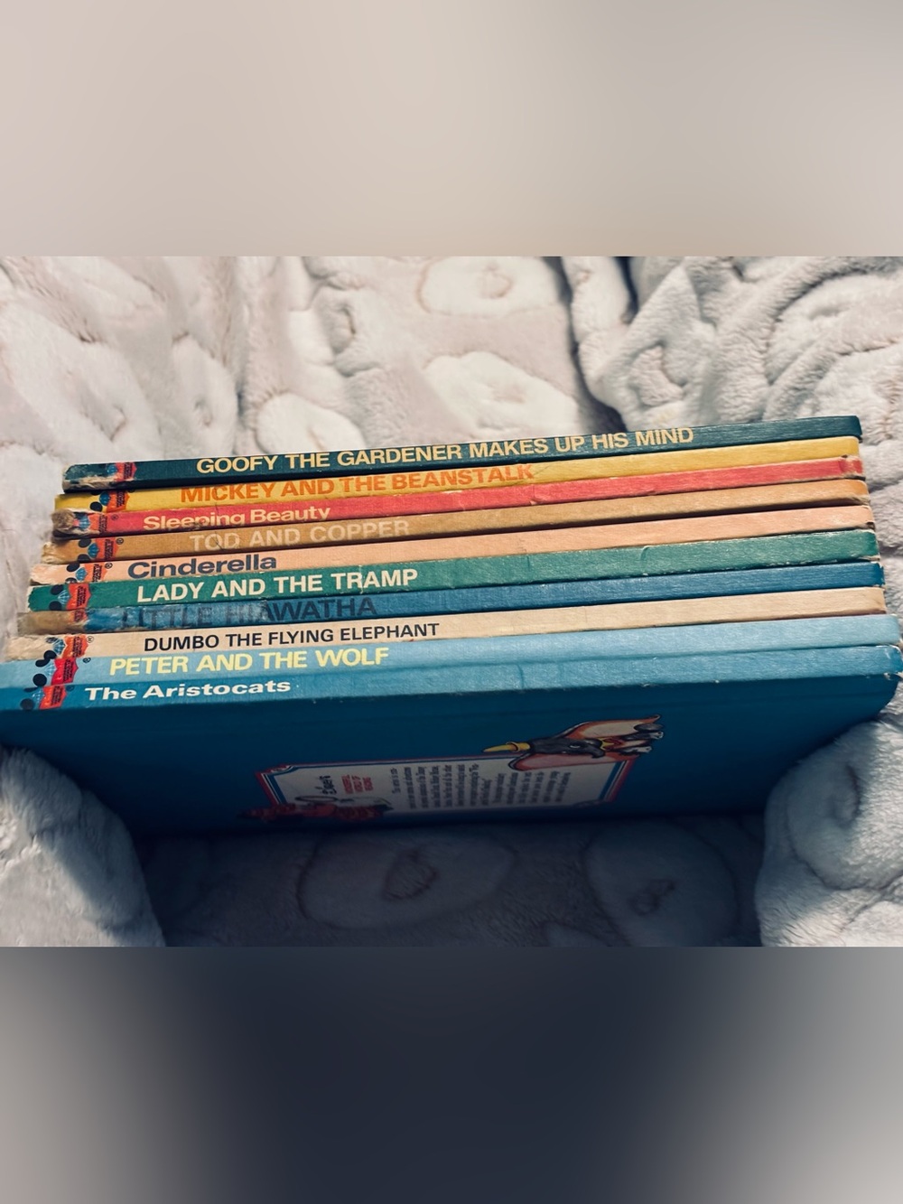 10 Vintage Disney's Wonderful World of Reading Book Lot Dumbo Aristocats more
